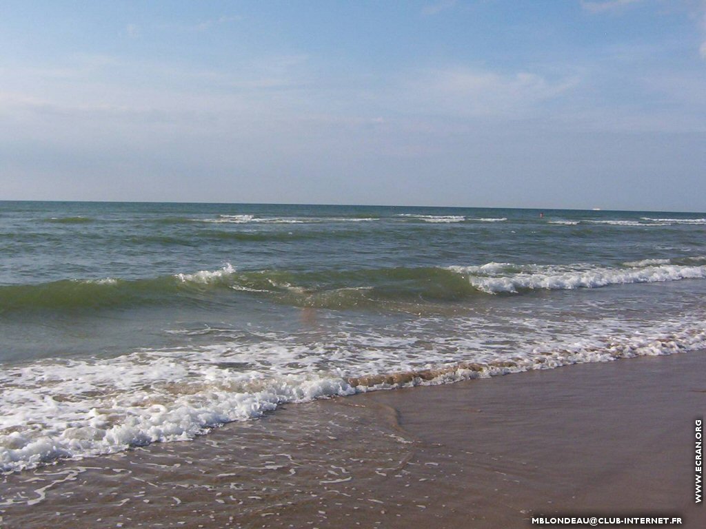 fonds d cran Nord -Cote d'Opale - Plage de Wissant par Mireille Blondeau - de Mireille Blondeau