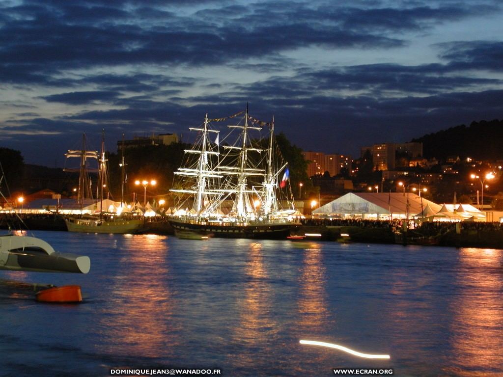 fonds d cran Rouen - Armada 2003 - Photographies de bateaux - de Dominique Jean