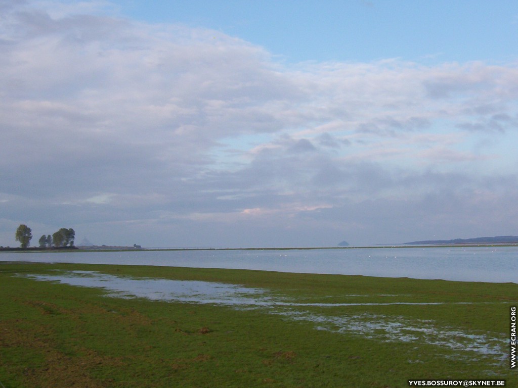 fonds d cran Manche - Baie du Mont-Saint-Michel Normandie - de Yves Bossuroy