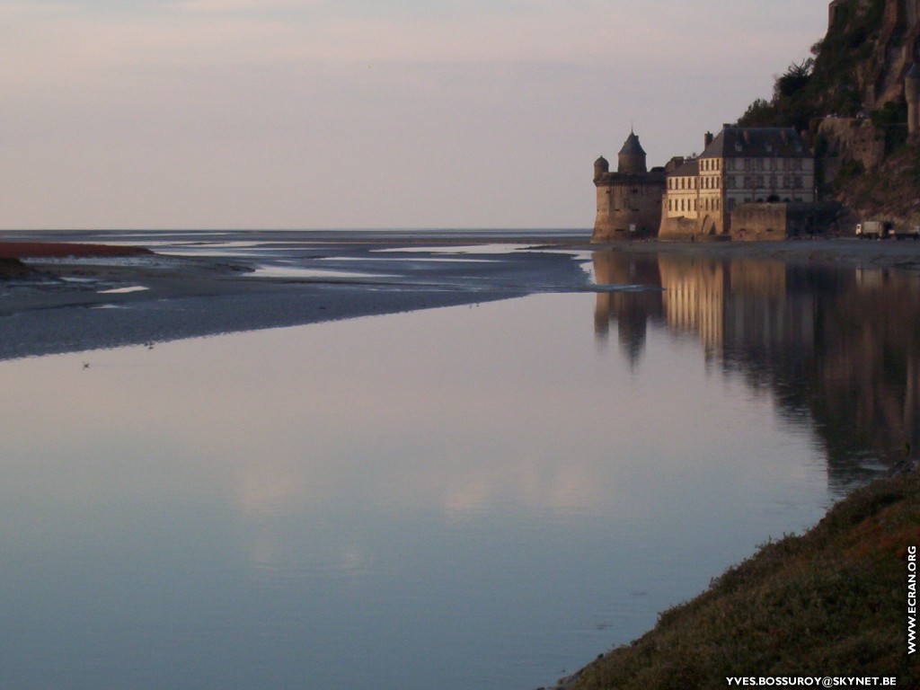 fonds d cran Manche - Baie du Mont-Saint-Michel Normandie - de Yves Bossuroy