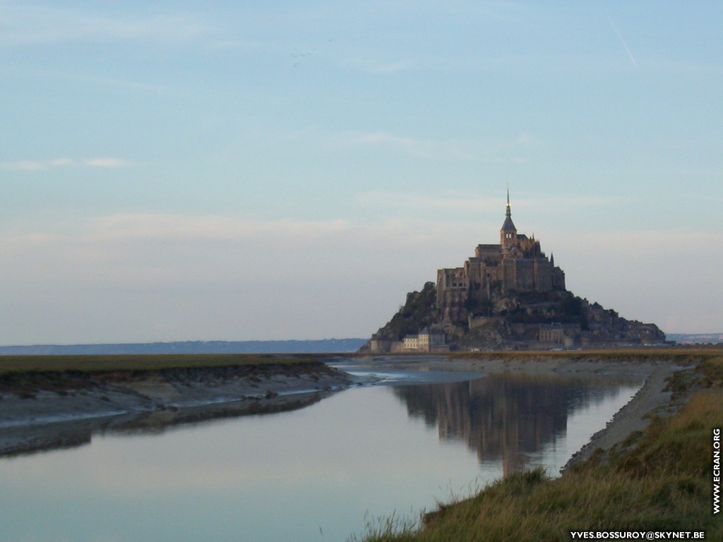 fonds d cran Manche - Baie du Mont-Saint-Michel Normandie - de Yves Bossuroy