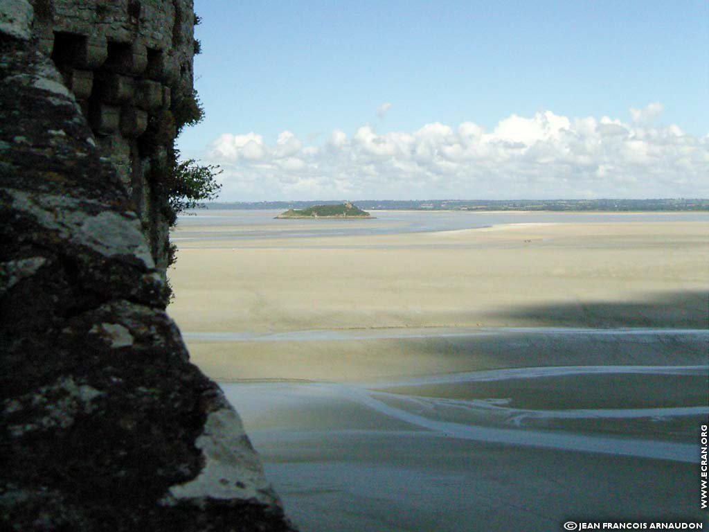 fonds d cran Le mont Saint-Michel Normandie France - de Jean Francois Arnaudon