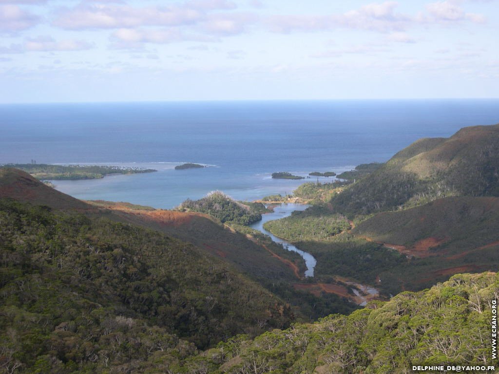 fonds d cran Oceanie - Nouvelle Caledonie - Kaledonie - Outre Mer - Caldonie - de Delphine db