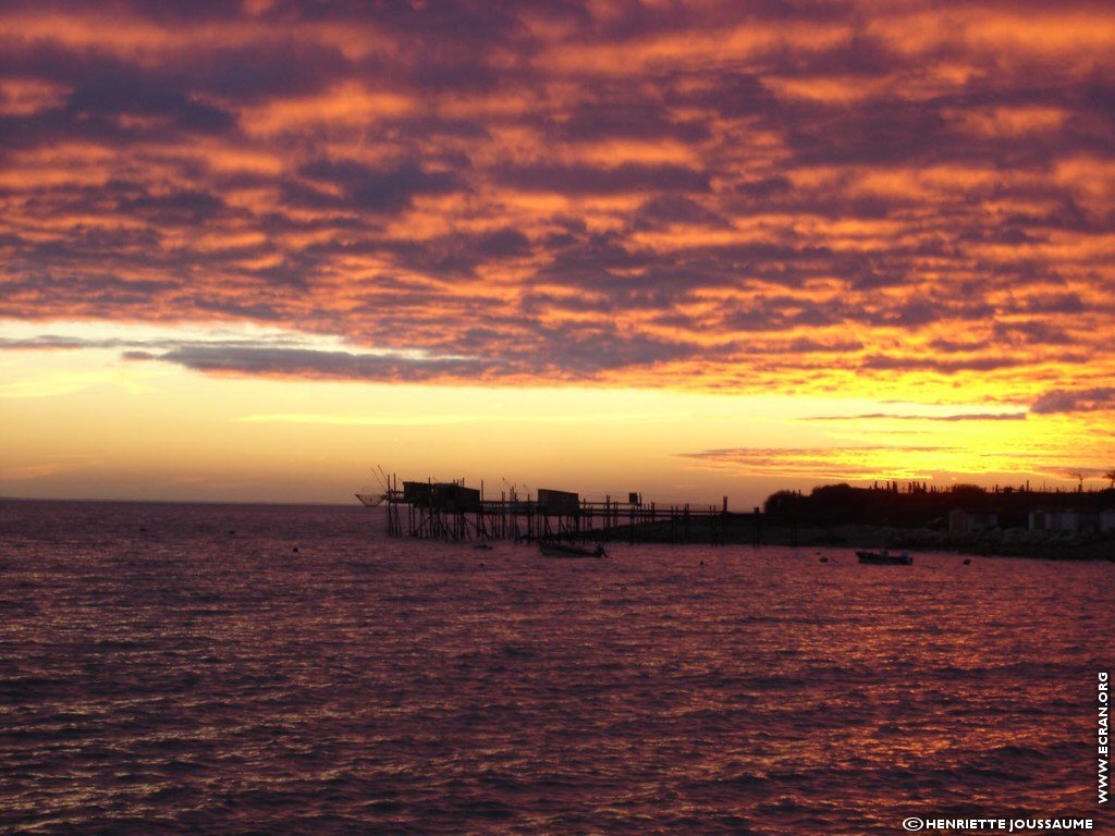 fonds d cran Ouest - Charente - le littoral charentais, Soubise, Angoulins .. - de Henriette Joussaume