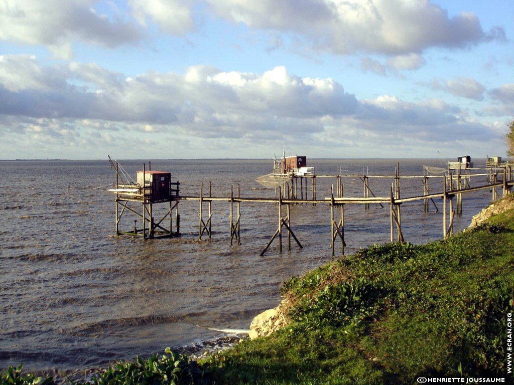 fonds d cran Ouest - Charente - le littoral charentais, Soubise, Angoulins .. - de Henriette Joussaume