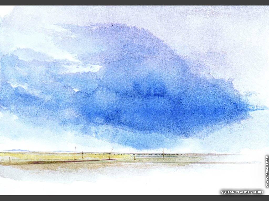 fonds d cran Aquarelles et huiles sur bois de Bretagne - de Jean-Claude Vigne
