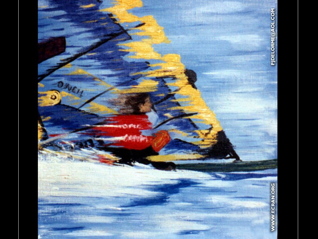 fonds d cran Pascal Jean Delorme le peintre de la glisse, surf, jet ski, snowboard, peinture & surf, ocan & fond ecran - de Pascal Jean Delorme