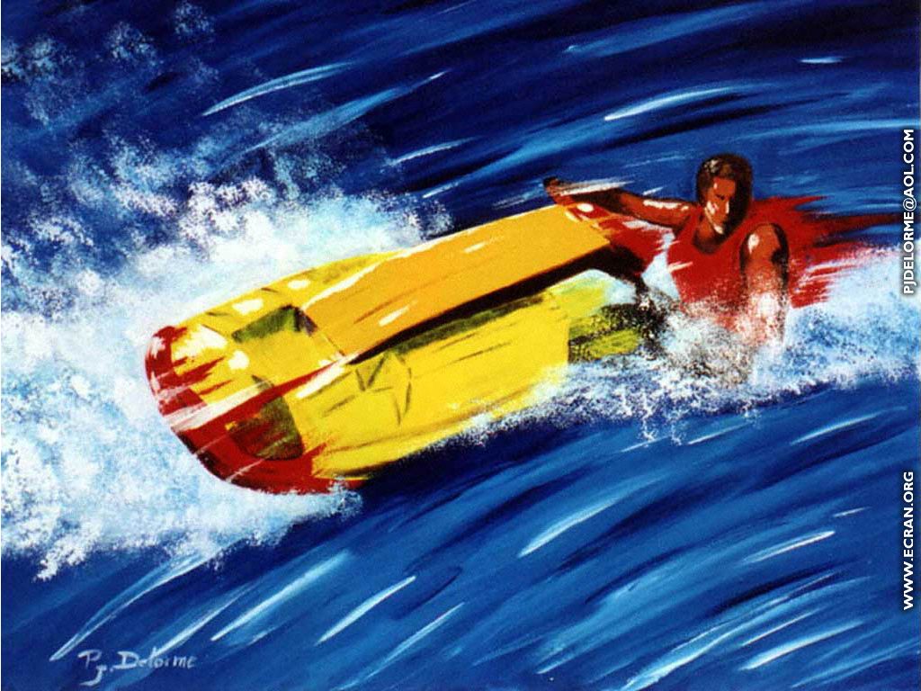 fonds d cran Pascal Jean Delorme le peintre de la glisse, surf, jet ski, snowboard, peinture & surf, ocan & fond ecran - de Pascal Jean Delorme