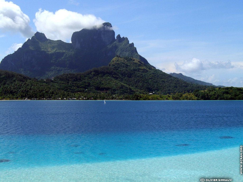 fonds d cran Bora Bora Polynsie Franaise - de Olivier Birraux