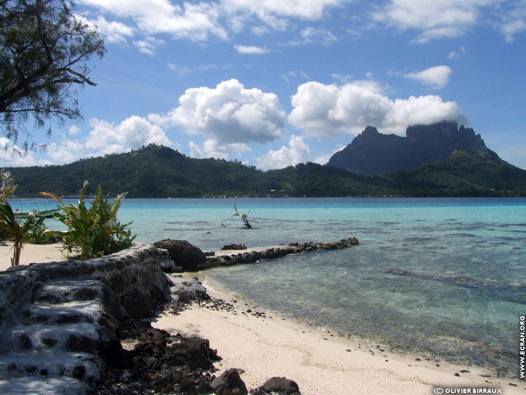 fonds d cran Bora Bora Polynsie Franaise - de Olivier Birraux