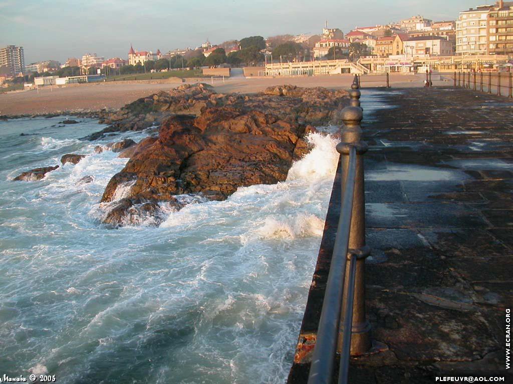 fonds d cran Portugal - Photographies de Porto - Coucher de Soleil - de Manaia