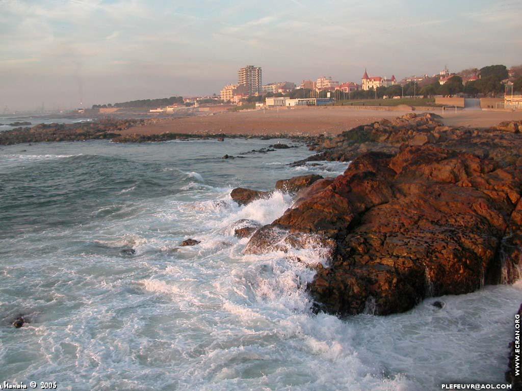 fonds d cran Portugal - Photographies de Porto - Coucher de Soleil - de Manaia