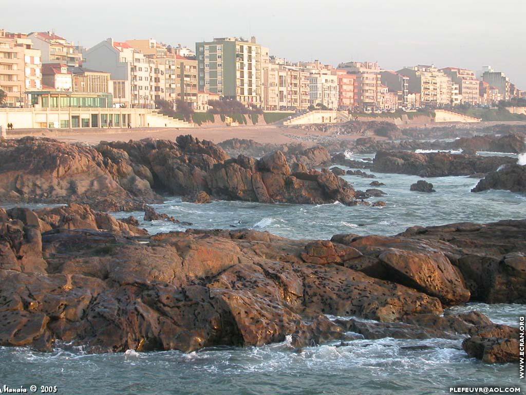 fonds d cran Portugal - Photographies de Porto - Coucher de Soleil - de Manaia