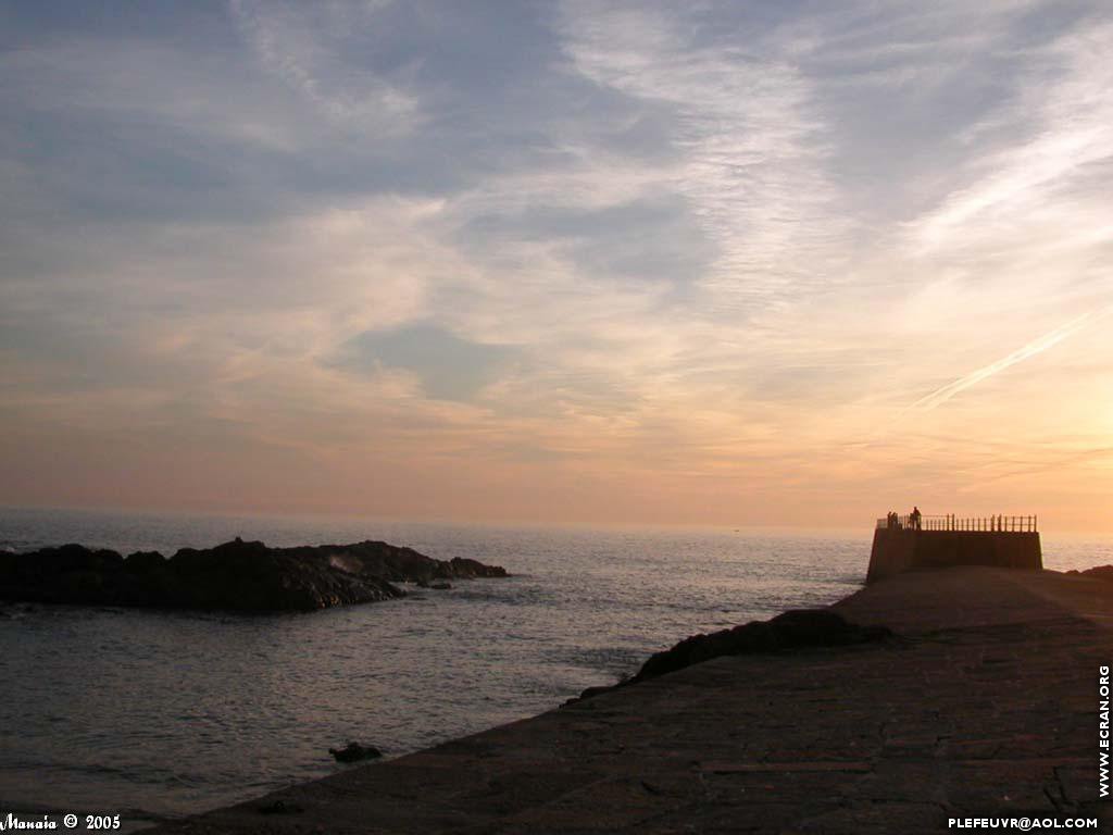 fonds d cran Portugal - Photographies de Porto - Coucher de Soleil - de Manaia