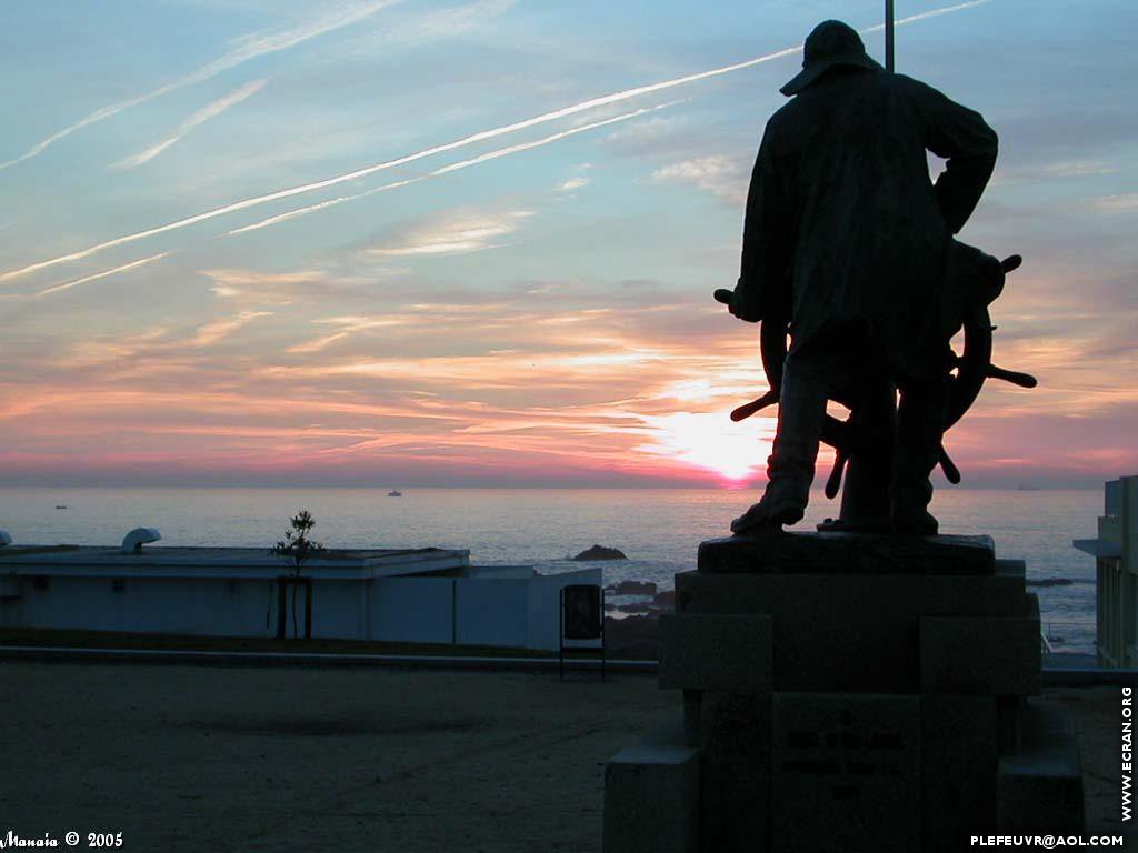 fonds d cran Portugal - Photographies de Porto - Coucher de Soleil - de Manaia