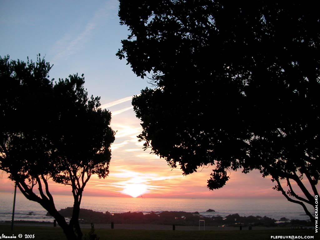 fonds d cran Portugal - Photographies de Porto - Coucher de Soleil - de Manaia