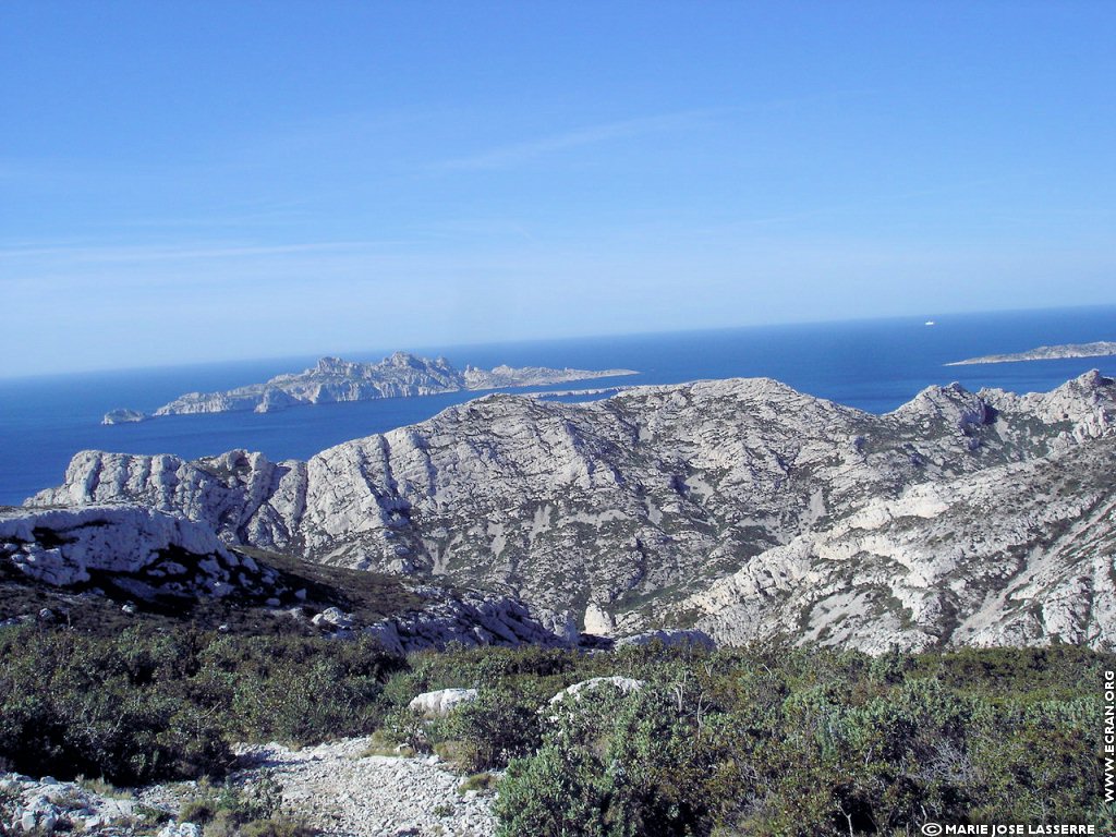 fonds d cran Provence Bouches du Rhone Marseille Calanques marseillaises - de Marie-Jos Lasserre