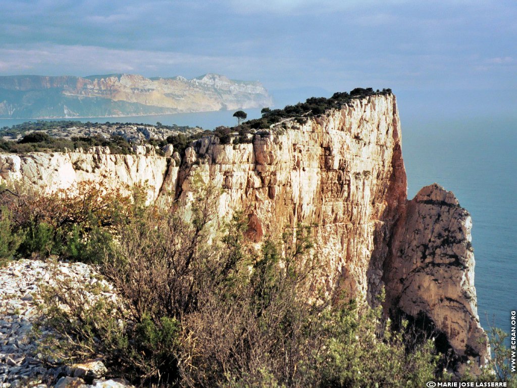 fonds d cran Provence Bouches du Rhone Marseille Calanques marseillaises - de Marie-Jos Lasserre