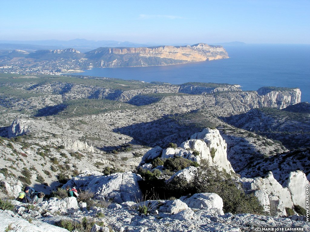 fonds d cran Provence Bouches du Rhone Marseille Calanques  marseillaises - de Marie-Jos Lasserre'