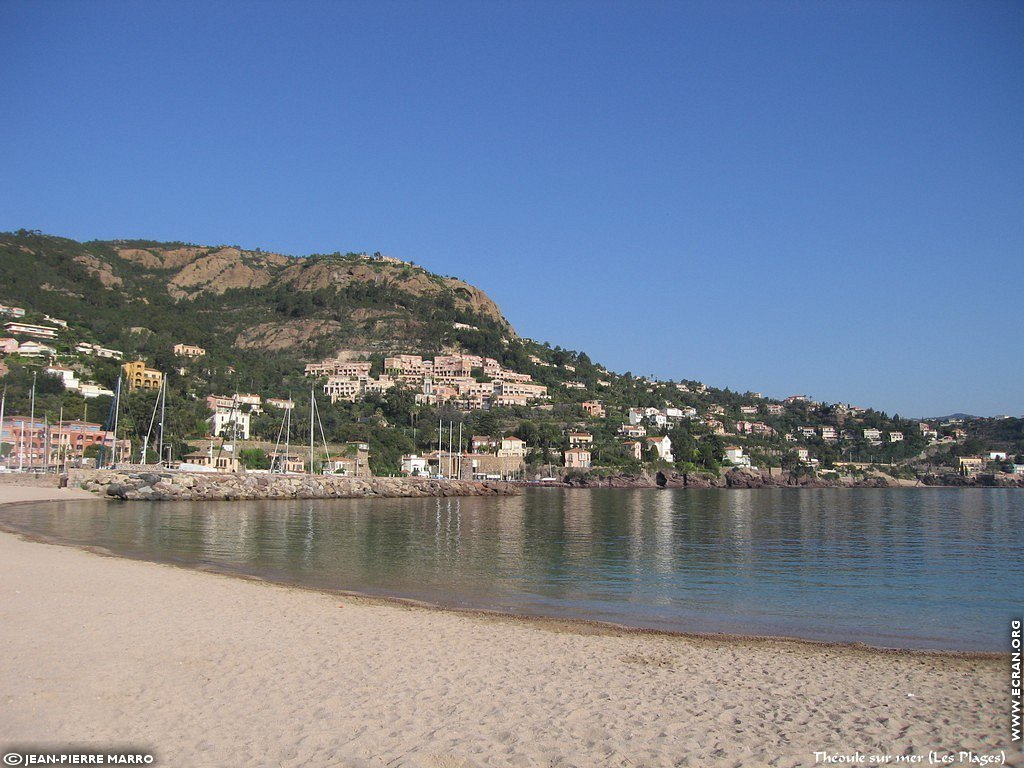 fonds d cran Cote d'Azur Alpes Maritimes Theoule sur mer - de Jean-Pierre Marro