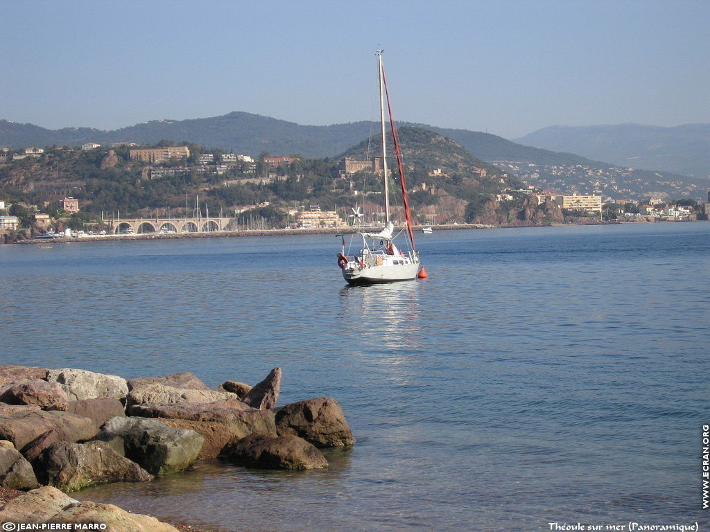 fonds d cran Cote d'Azur Alpes Maritimes Theoule sur mer - de Jean-Pierre Marro