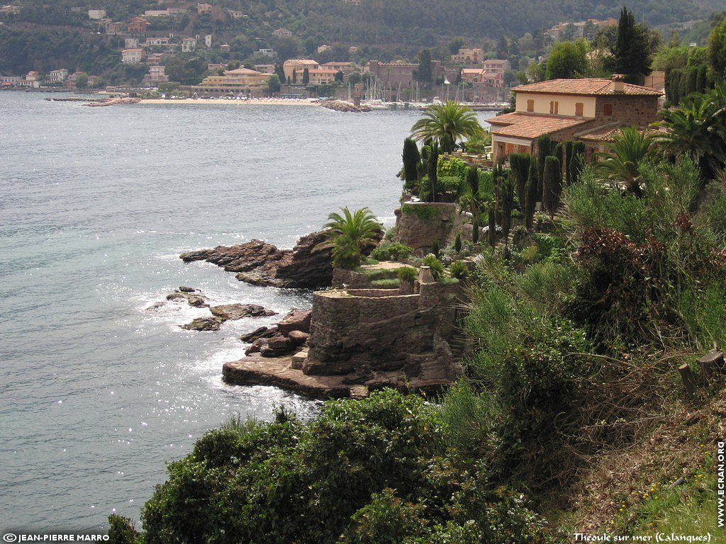 fonds d cran Cote d'Azur Alpes Maritimes Theoule sur mer - de Jean-Pierre Marro