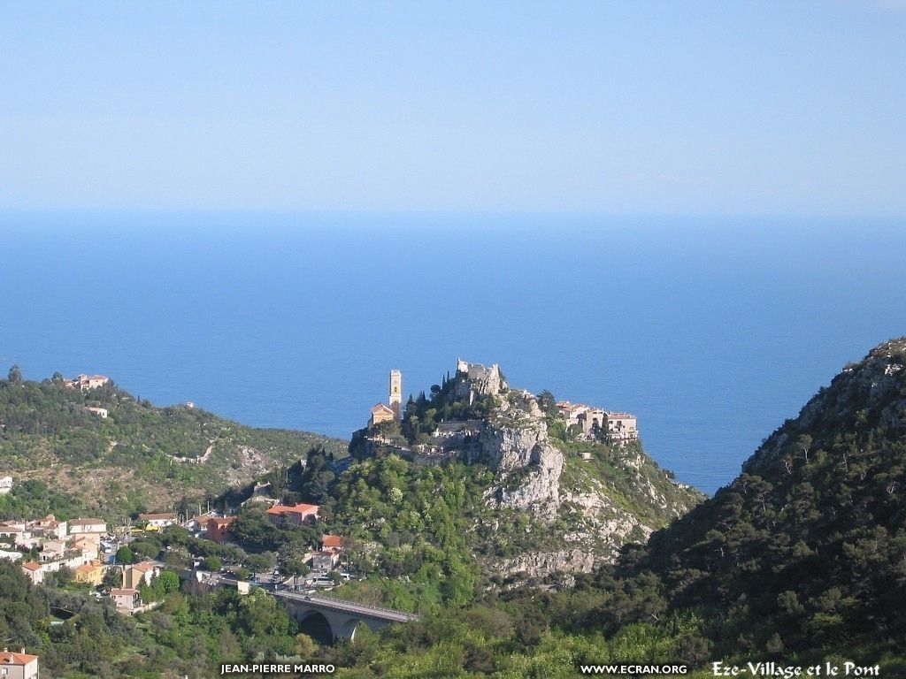 fonds d cran sud-cote-d-azur-provence-eze - de Jean-Pierre Marro