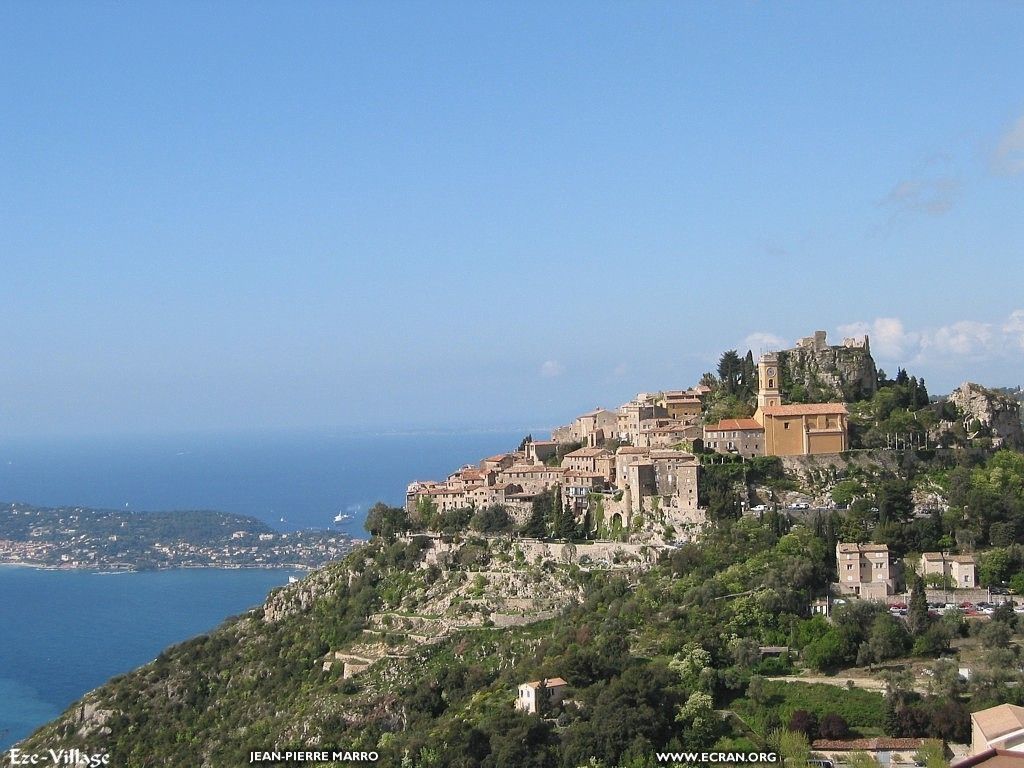 fonds d cran sud-cote-d-azur-provence-eze - de Jean-Pierre Marro