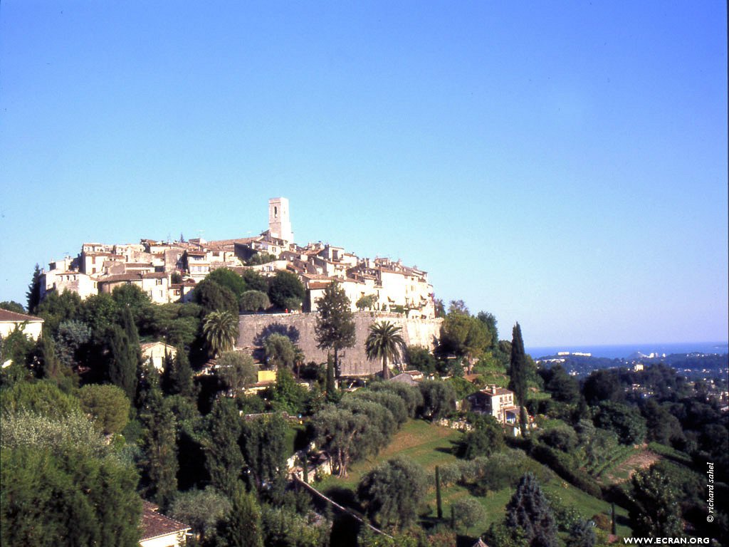 fonds d cran Sud - Cote d azur -Provence -Saint Paul de Vence - de Richard Sahel