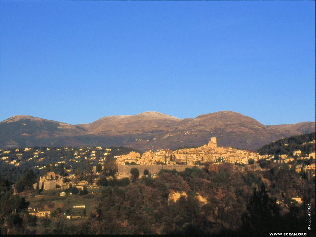 fonds d cran Sud - Cote d azur -Provence -Saint Paul de Vence - de Richard Sahel