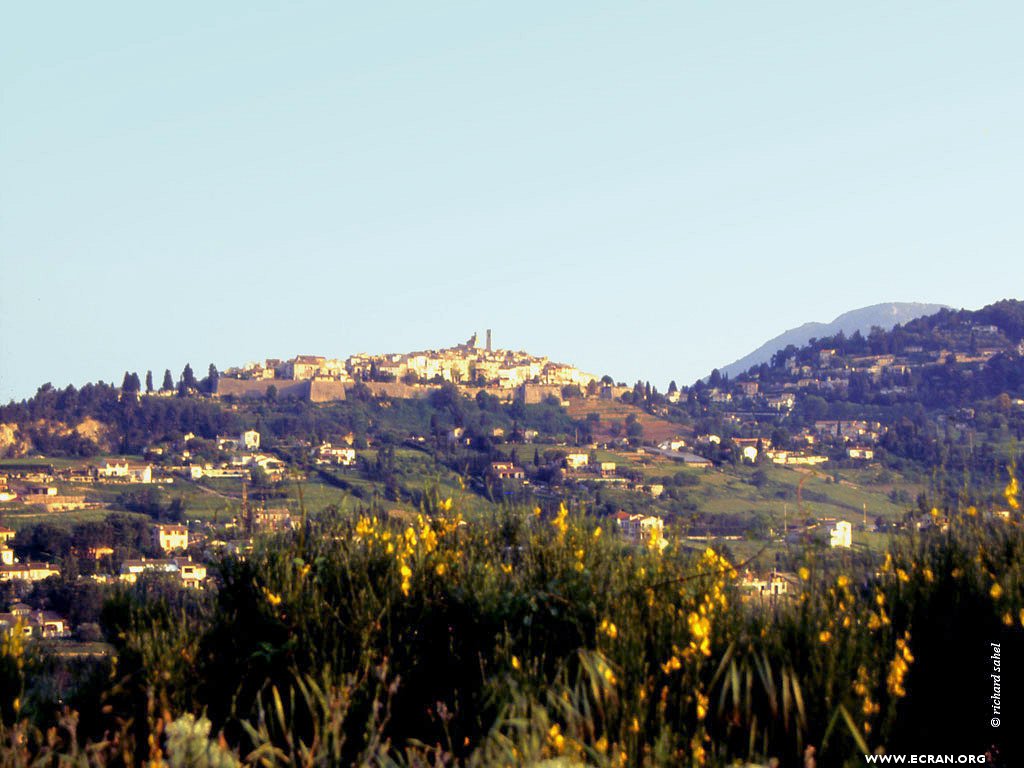 fonds d cran Sud - Cote d azur -Provence -Saint Paul de Vence - de Richard Sahel