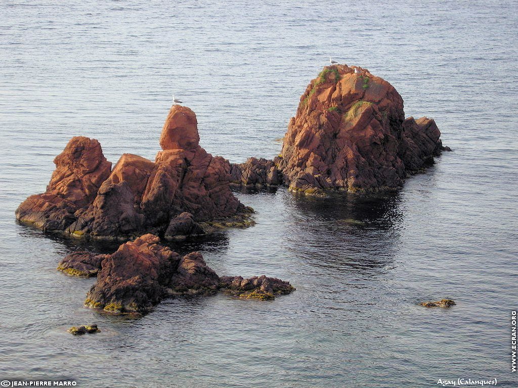 fonds d cran Cote d'Azur Var Agay calanques - de Jean-Pierre Marro