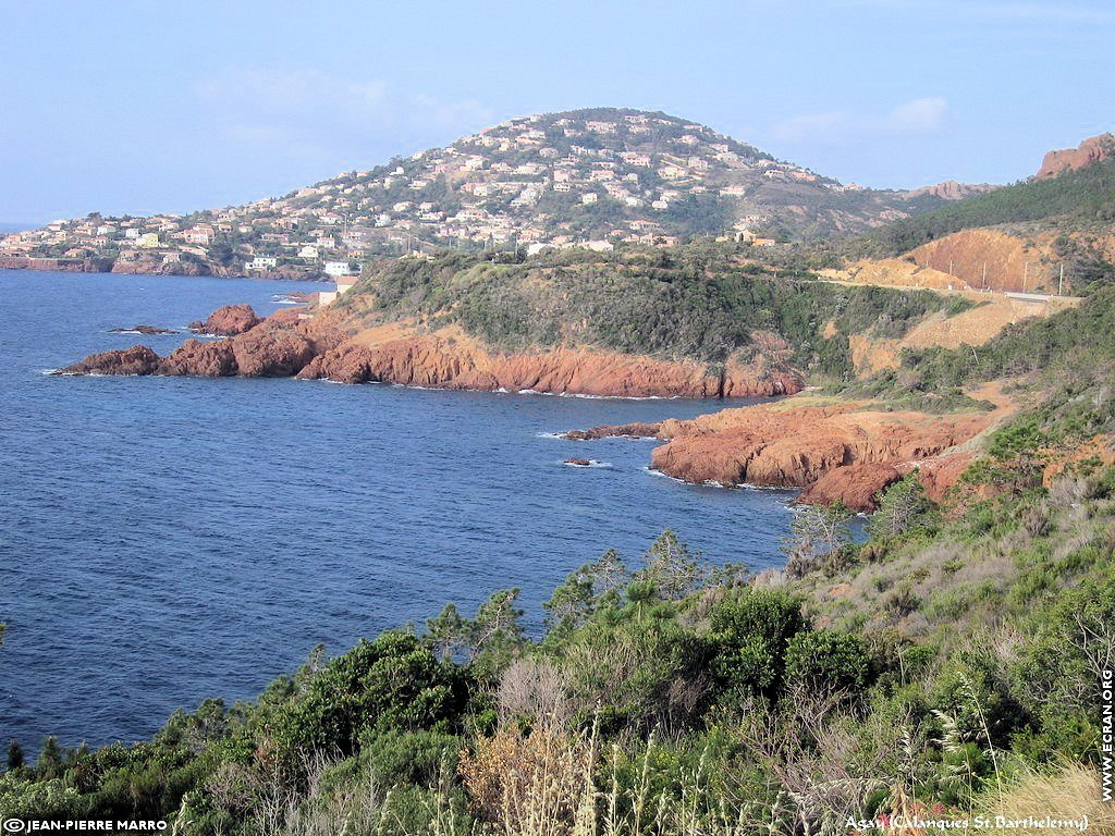 fonds d cran Cote d'Azur Var Agay calanques - de Jean-Pierre Marro