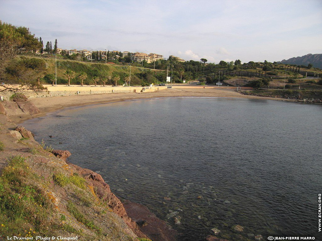 fonds d cran Cote d'Azur Var Le dramont - de Jean-Pierre Marro