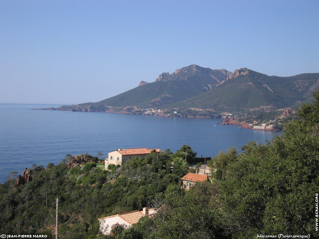 fonds d cran Cote d'Azur Var Miramar - de Jean-Pierre Marro