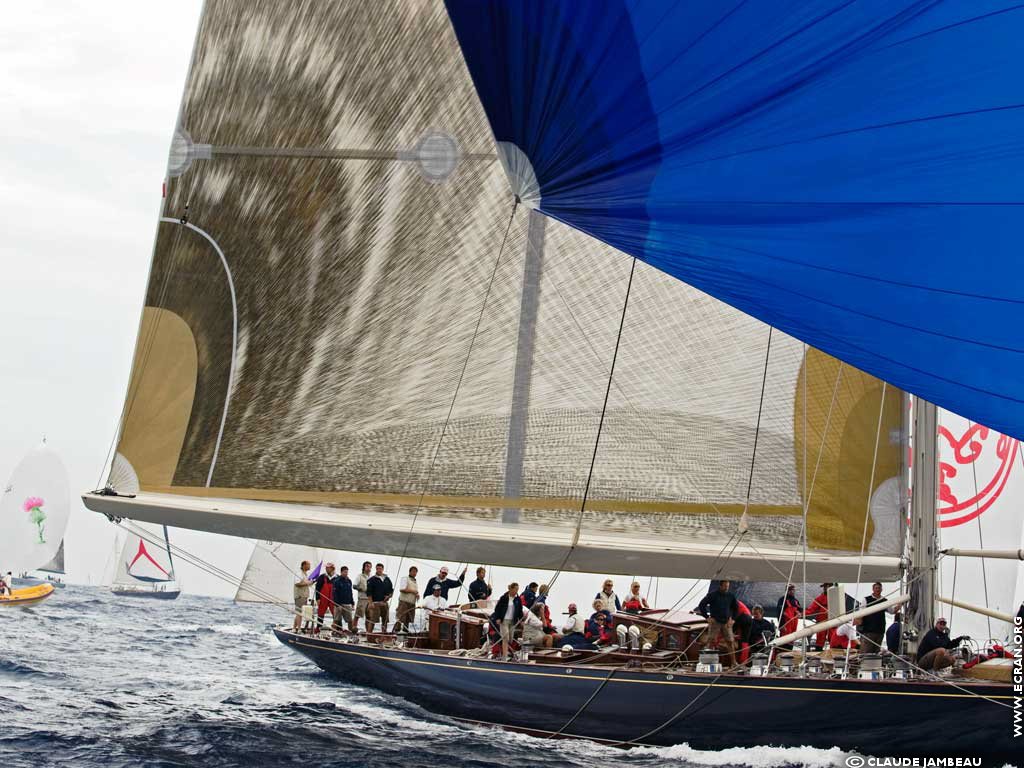 fonds d cran Voiles de Saint-Tropez - de Claude Jambeau