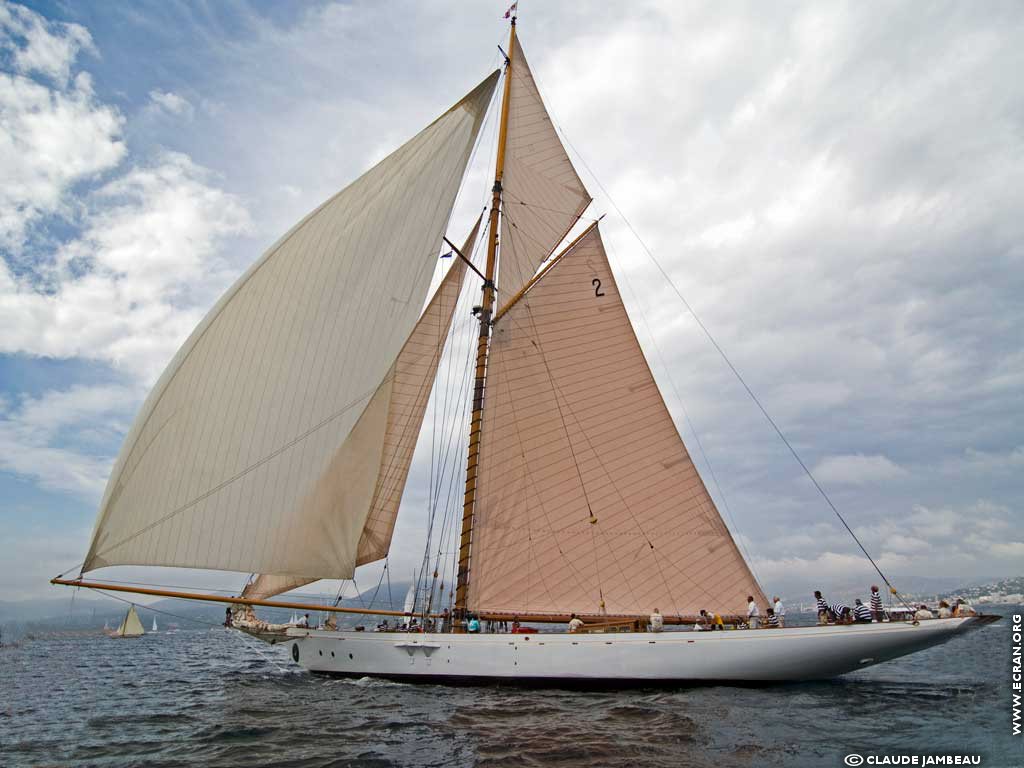 fonds d cran Voiles de Saint-Tropez - de Claude Jambeau