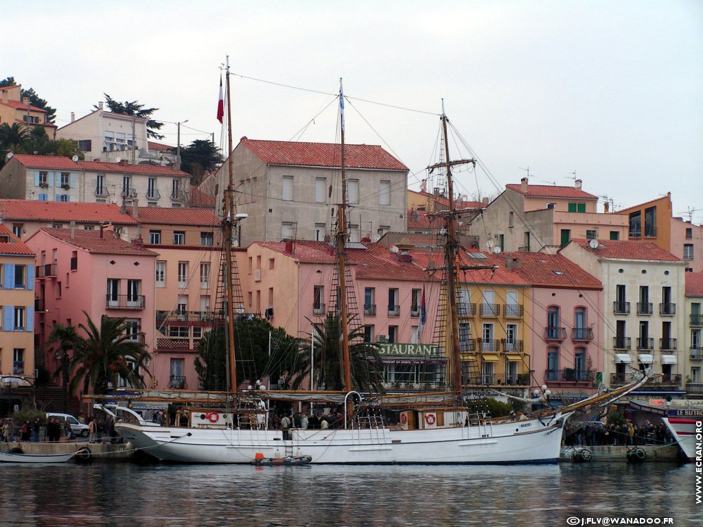 fonds d cran Pyrenees-Orientales-Collioure et  Banyuls - de J FLV