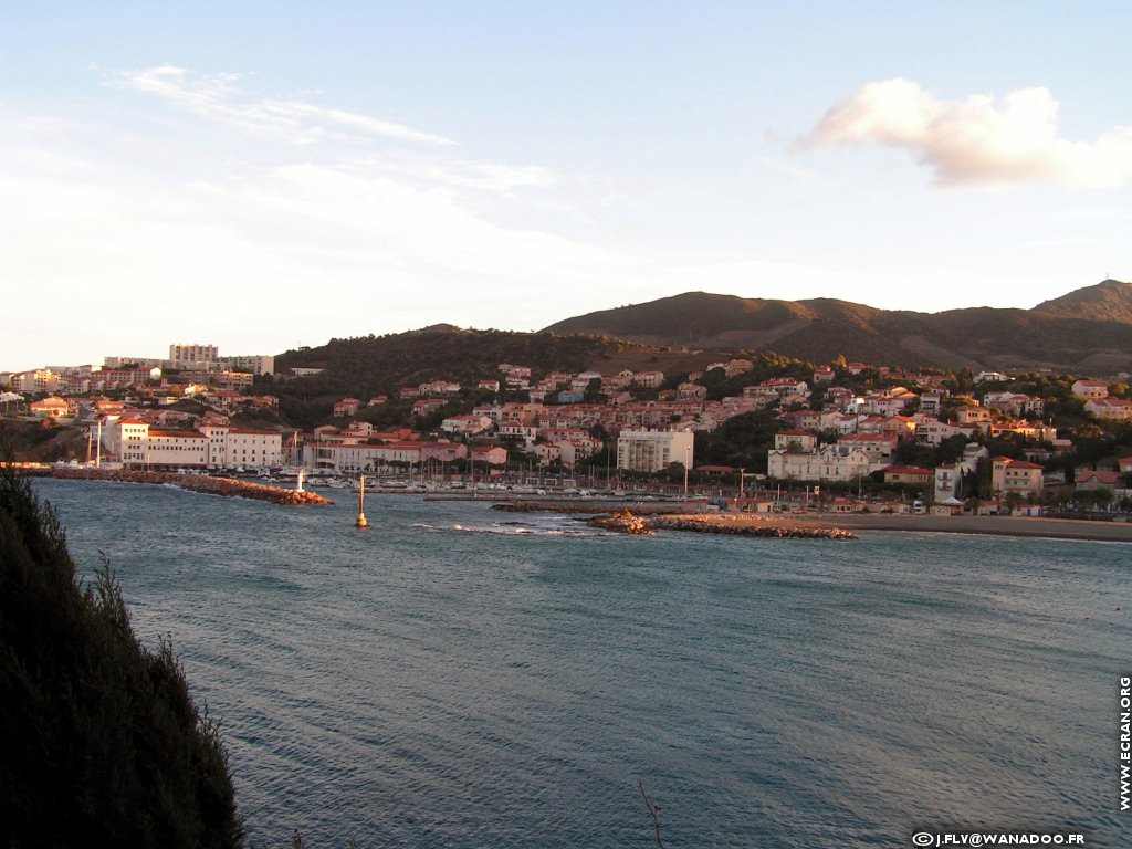 fonds d cran Pyrenees-Orientales-Collioure et  Banyuls - de J FLV