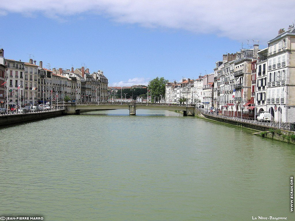 fonds d cran Bayonne - Pays Basque - de Jean-Pierre Marro