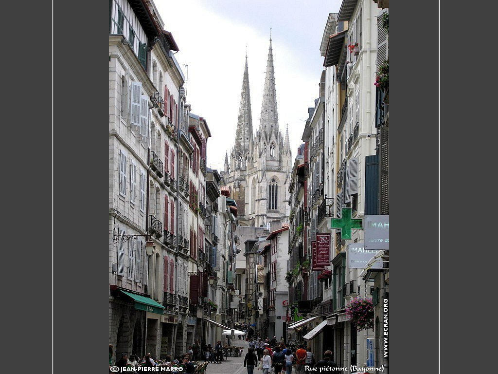 fonds d cran Bayonne - Pays Basque - de Jean-Pierre Marro