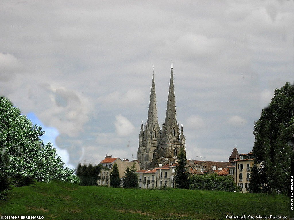 fonds d cran Bayonne - Pays Basque - de Jean-Pierre Marro