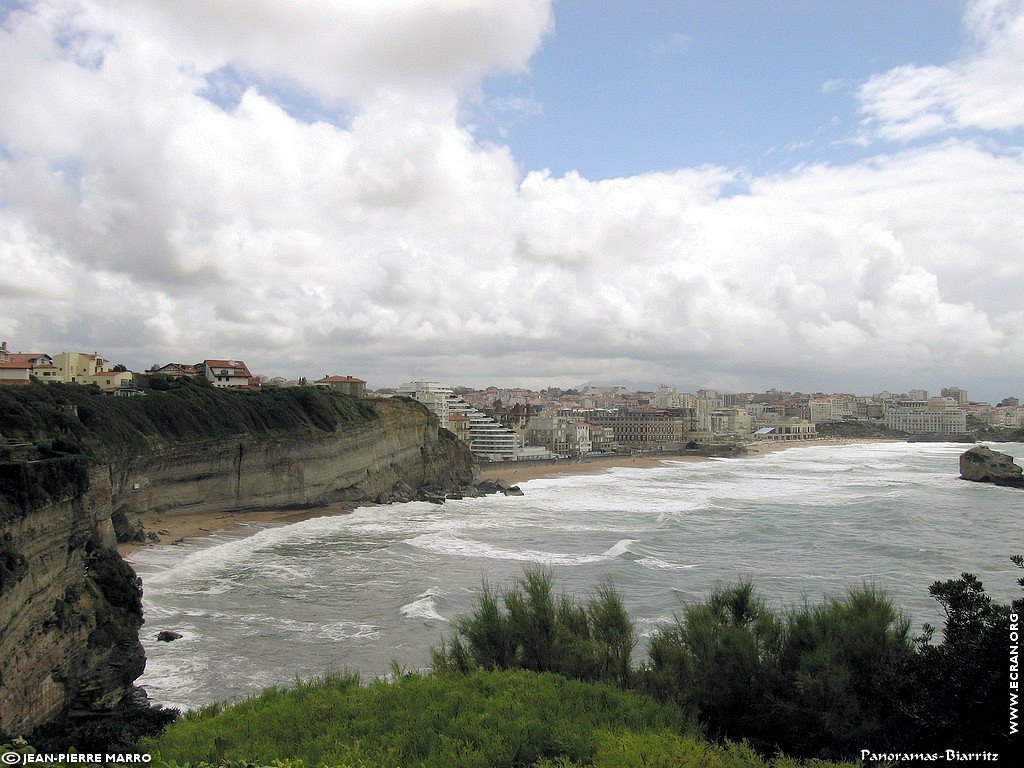 fonds d cran Biarritz - Pays Basque - de Jean-Pierre Marro