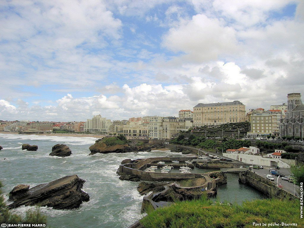 fonds d cran Biarritz - Pays Basque - de Jean-Pierre Marro