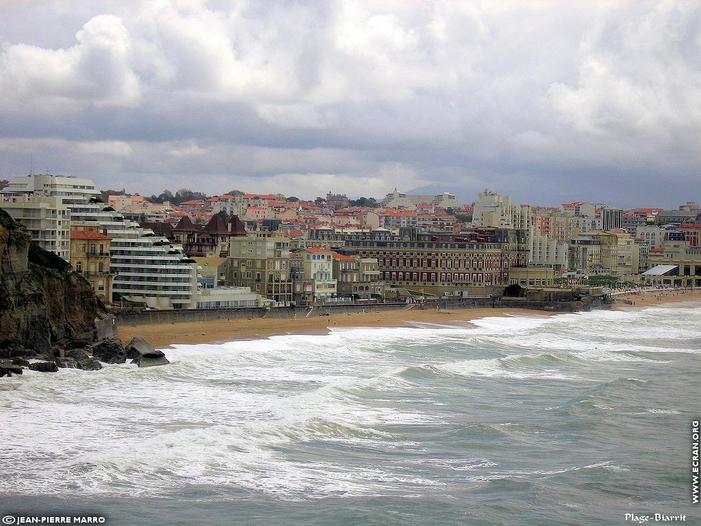 fonds d cran Biarritz - Pays Basque - de Jean-Pierre Marro