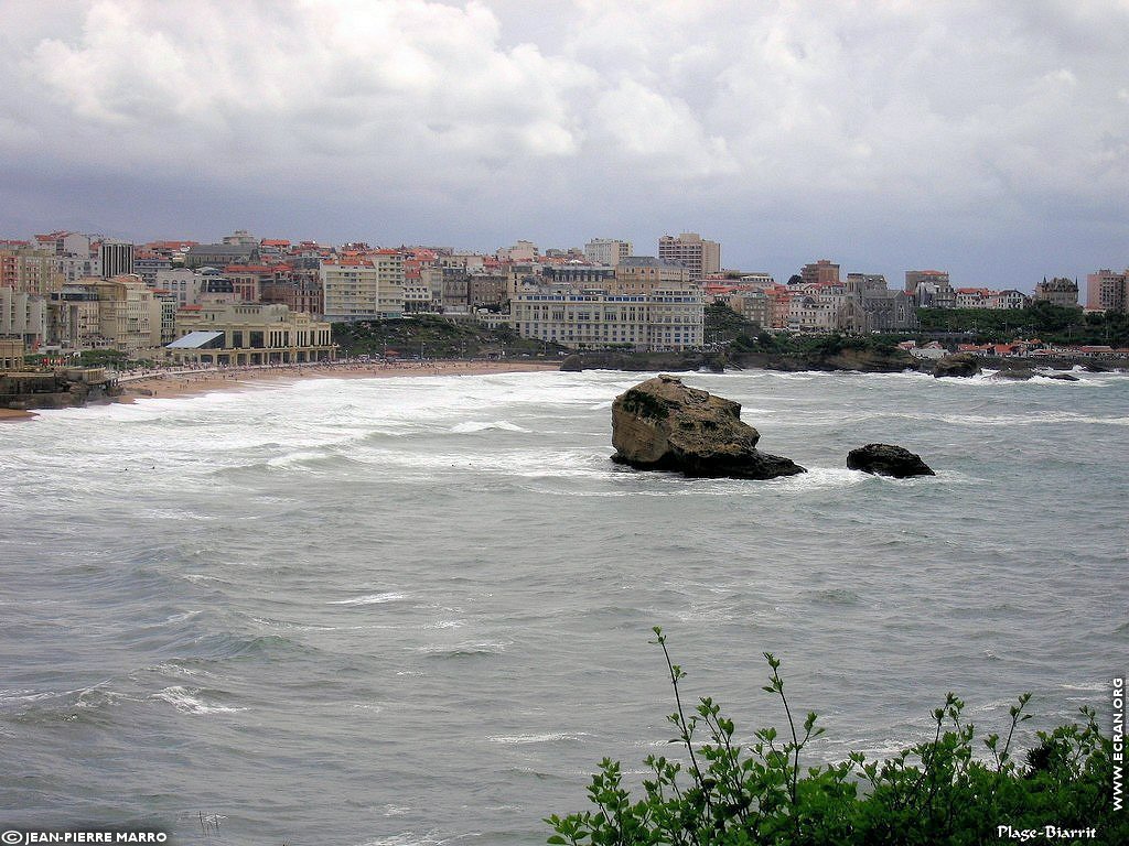 fonds d cran Biarritz - Pays Basque - de Jean-Pierre Marro