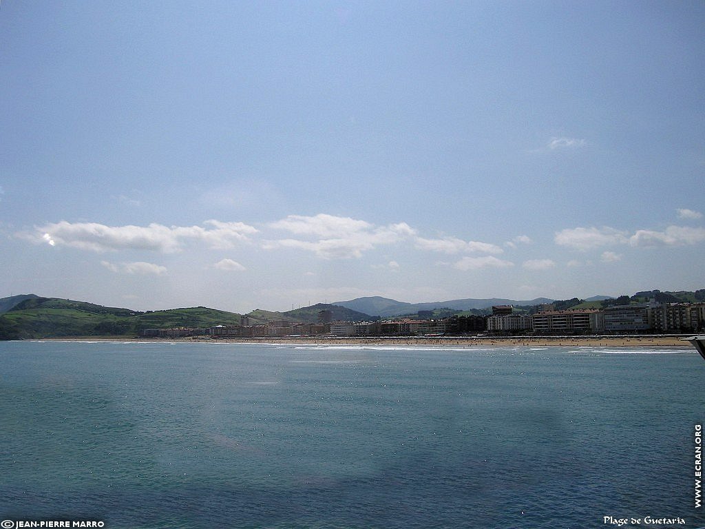 fonds d cran Guetaria - Guethary - Pays Basque - de Jean-Pierre Marro