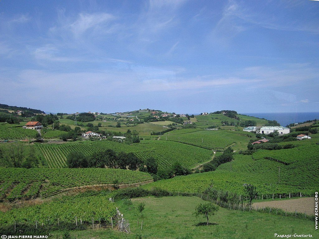 fonds d cran Guetaria - Guethary - Pays Basque - de Jean-Pierre Marro