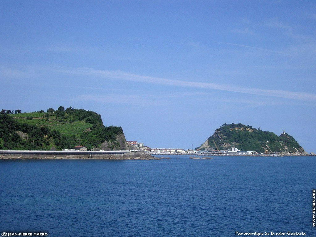 fonds d cran Guetaria - Guethary - Pays Basque - de Jean-Pierre Marro