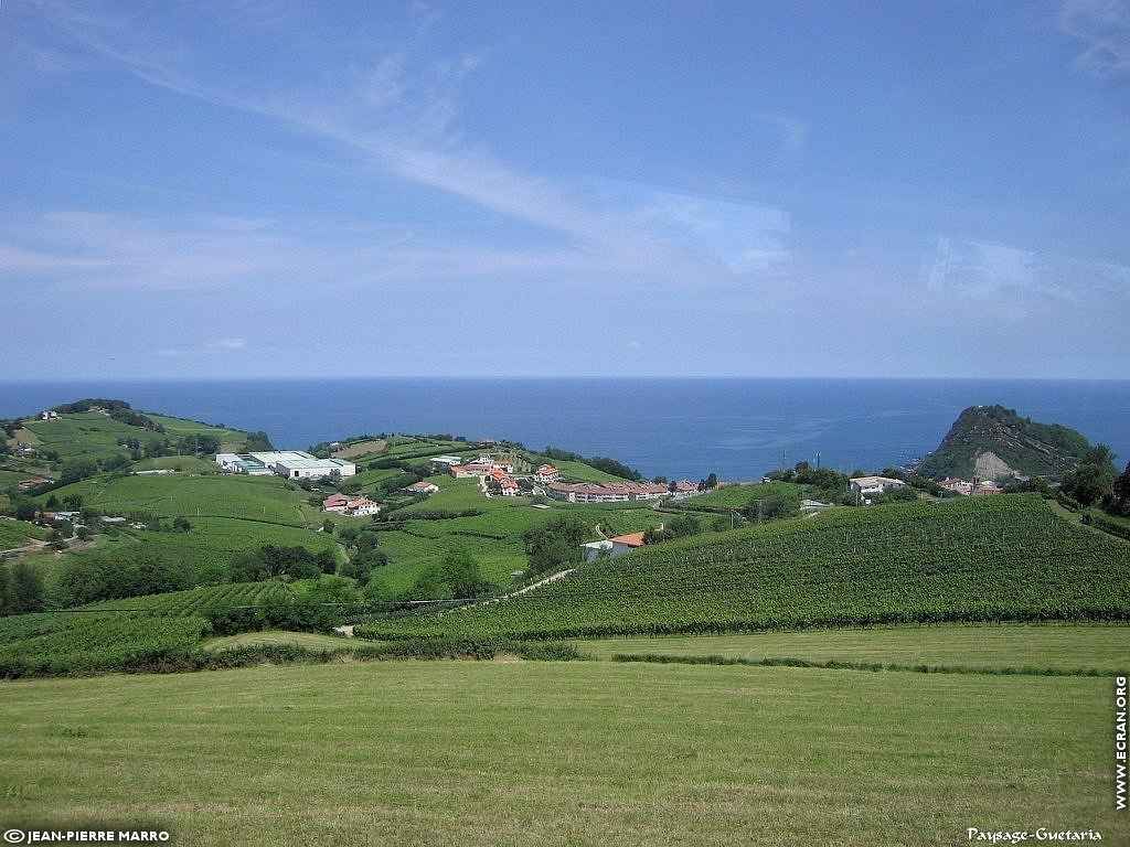 fonds d cran Guetaria - Guethary - Pays Basque - de Jean-Pierre Marro